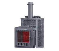 печь для бани gfs авангард ураган 35п2с зк круглая чугунная 