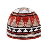 шапка для бани woodson viking вязаная орнамент без косичек (коричневый)