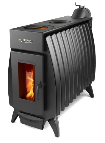 печь отопительно-варочная тмф огонь-батарея 11 дровяная антрацит