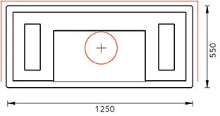 печь-камин tulikivi saramo trio nobile 2100 мм 