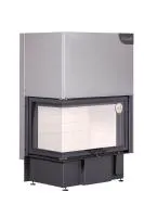 топка каминная дельта 800 l два стекла левая принтинг экокамин 