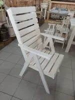 стул осина с подлокотником, банный перец