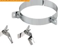 хомут феррум под растяжку составной (430), ф250 ral 9005