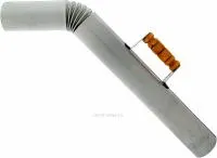 труба для персидского самовара с деревянной ручкой (оцинкованная) ф65мм