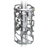 каменка натрубная ермак (экономайзер), chrom нерж., d-115, 130мм, l=0.50м