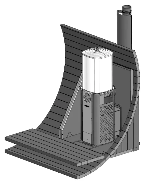 печь для бани тмф комплект для бань-бочек гвидон