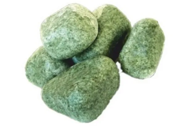 камень для бани жадеит шлифованный, 10 кг, мелкий, коробка, зж