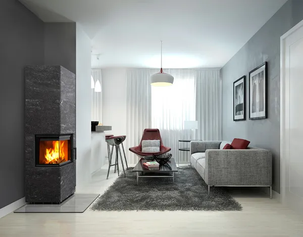 печь-камин tulikivi jokka grafia 1840 мм